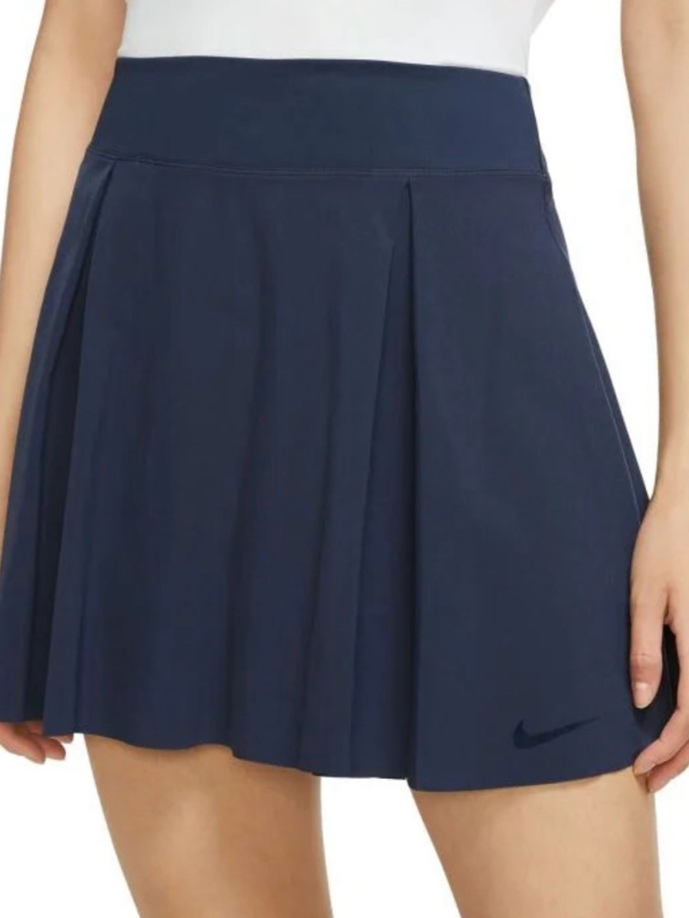 NWOT Nike Dri-Fit Women's Navy Athletic Skater Tennis Skirt with Pleats Size XS